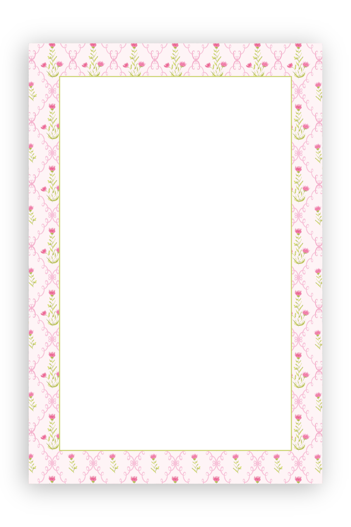 The Pink Trellis Notepad