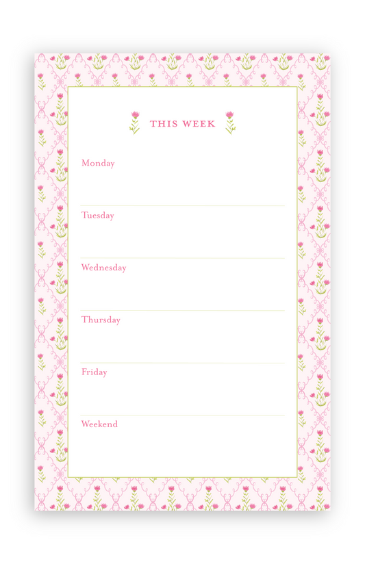 The Pink Trellis Weekly List
