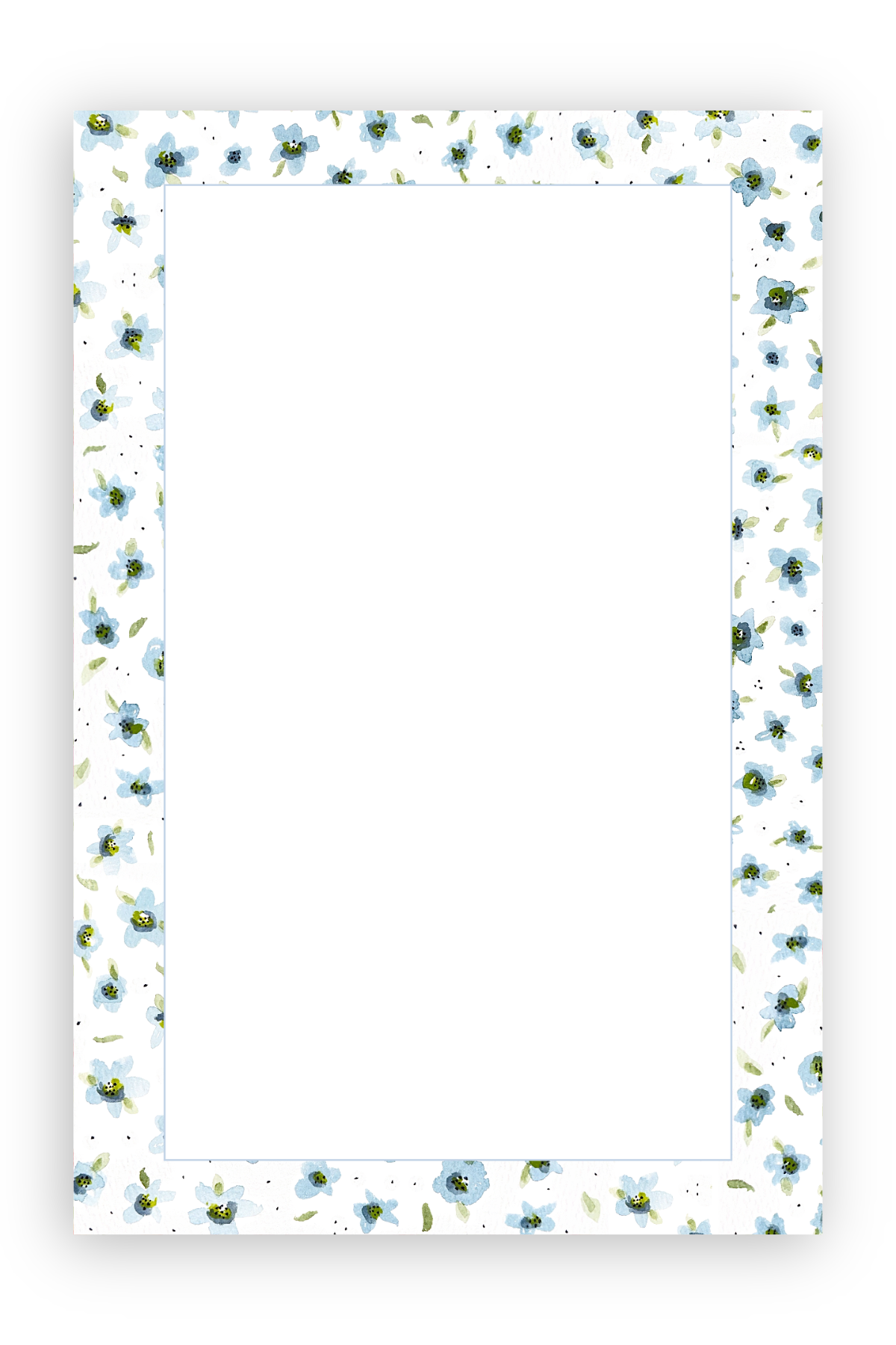 The Ella Notepad (Blue & Green)