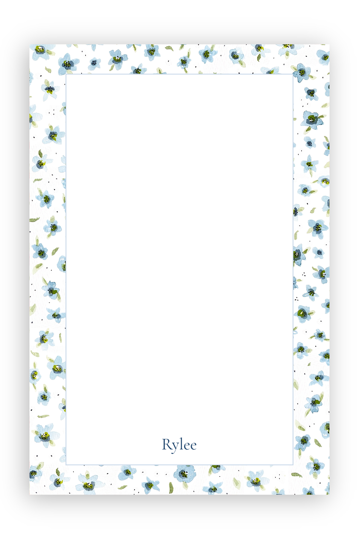 The Ella Notepad (Blue & Green)