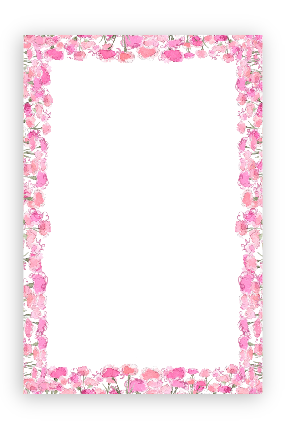 Bubblegum Carnations Notepad