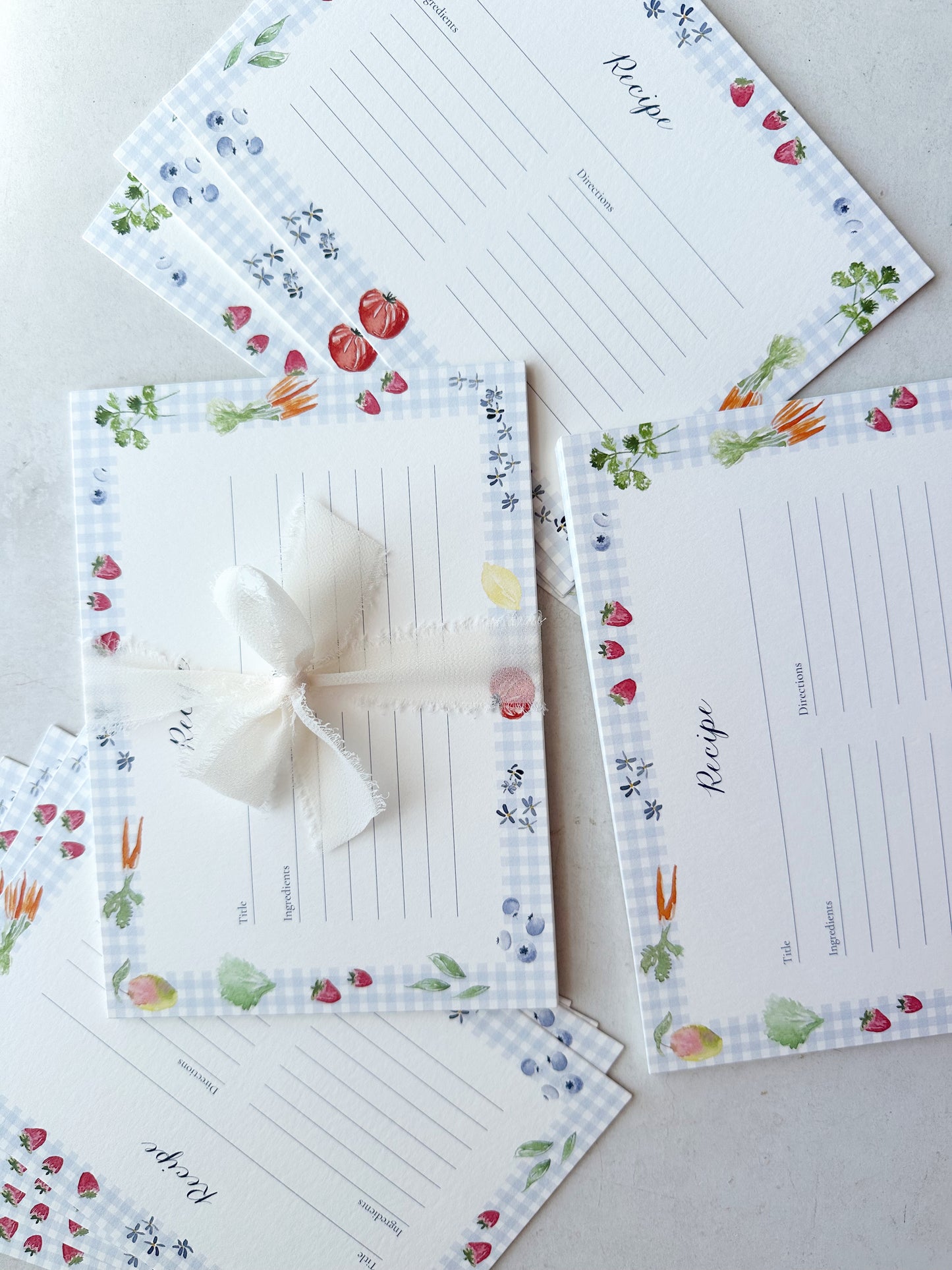 The Market Recipe Cards