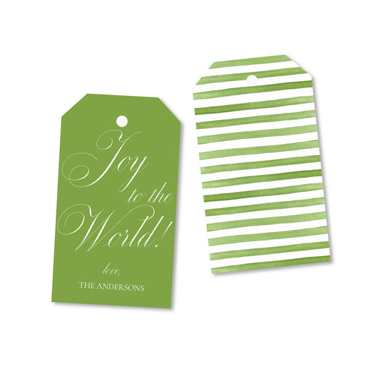 "Joy to the World!" Gift Tags